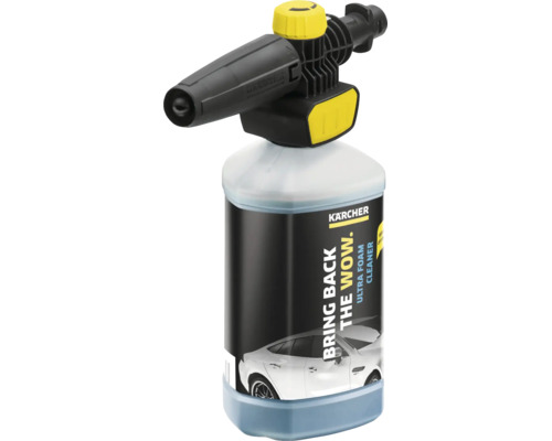 Kärcher schuimsproeier met fles voor Ultra Foam reiniger voor gebruik met hogedrukreinigers.