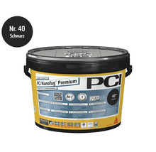Emmer PCI Nanofug Premium flexibele voegmortel nummer 40 zwart voor tegels en natuursteen