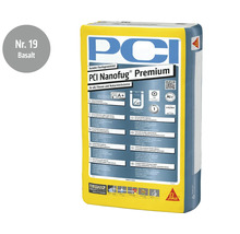 PCI Nanofug Premium flexibele voegmortel in basalt, 15 kilogram zak voor tegels en natuursteen