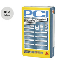PCI Nanofug Premium flexibele voegmortel in lichtgrijs voor alle tegels en natuursteen 15 kilogram zak