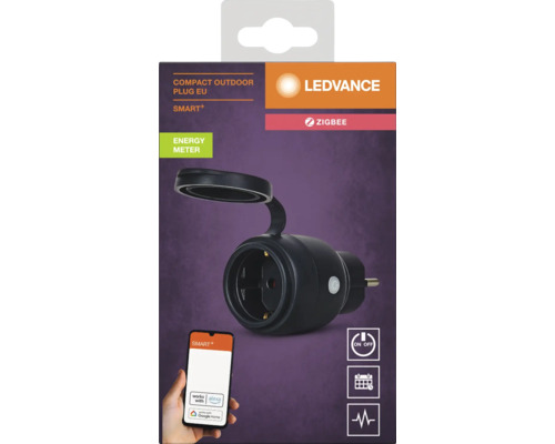 LEDVANCE Smart Plus Compact Outdoor stekker met energiemeter Zigbee