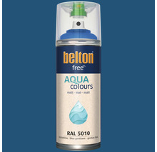 Belton free Aqua colours lakspuitbus in gentiaanblauw RAL 5010 mat