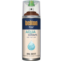 Belton Free Aqua Colours spuitlak in chocoladebruin RAL 8017 met matte afwerking in een spuitbus