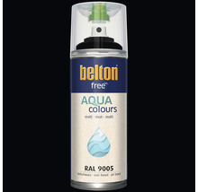 Belton free Aqua Colours spuitlak mat in RAL 9005 diepzwart