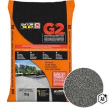 Gator XP G2 intelligente polymeerzand in leisteengrijs, zak van 20 kilogram voor bestratingsvoegen. (Image AI modified or generated)
