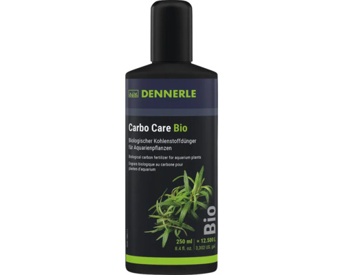 Dennerle Carbo Care Bio biologische koolstofmeststof voor aquariumplanten 250 milliliter fles