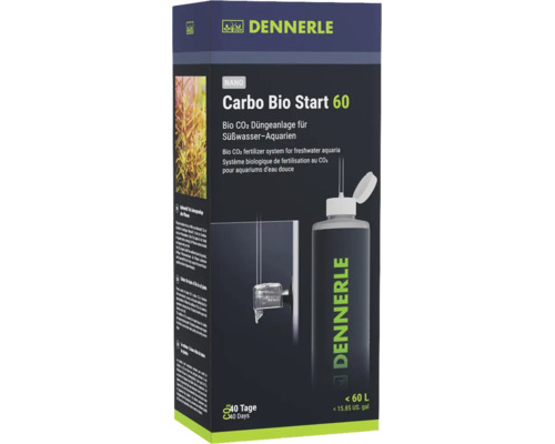 Dennerle Nano Carbo Bio Start 60 CO2 bemestingssysteem voor zoetwateraquaria tot 60 liter