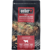 Weber rookmix Beef Smoking Blend voor rundvlees, hersluitbare zak met 0,7 kilogram inhoud.