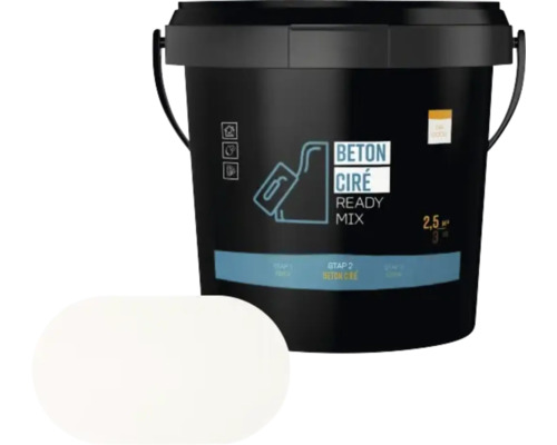 Emmer met Beton Cire Ready Mix voor 2,5 vierkante meter