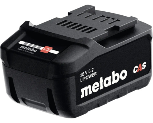 Metabo LiPower accu met 18 volt en 5,2 ampère uur voor elektrisch gereedschap