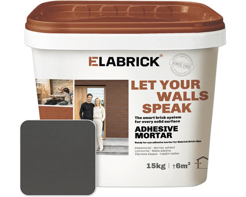 Emmers Elabrick lijmmortel voor steenstrips 15 kilogram