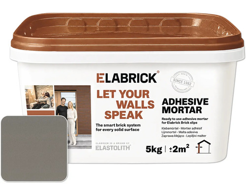 Emmer Elabrick lijmmortel 5 kilogram voor steenstrips