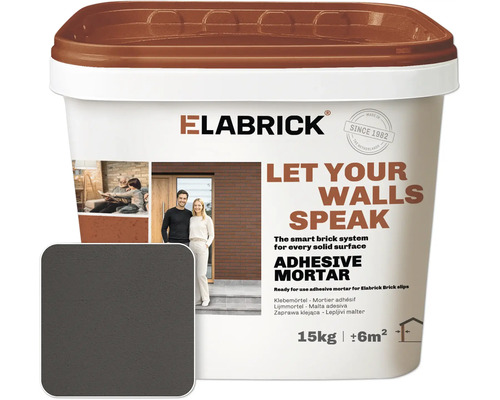Emmer Elabrick lijmmortel voor steenstrips 15 kilogram