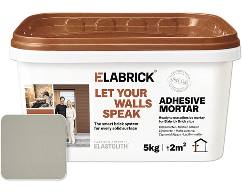 Emmer Elabrick lijmmortel voor steenstrips 5 kilogram