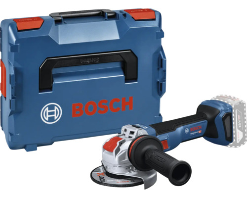Bosch Professional accu haakse slijper met X-LOCK systeem en gereedschapskoffer