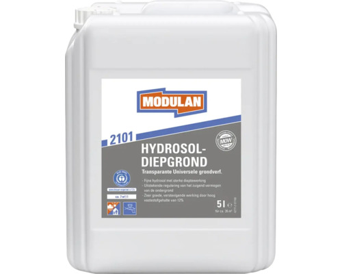Modulan Hydrosol-Diepgrond 2101 in 5 liter can voor het voorbewerken van ondergronden.