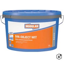 Modulan DIN Object muurverf mat voor binnen in een emmer van 5 liter (Image AI modified or generated)