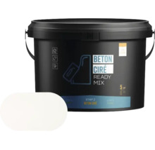 Kunststof emmer met 6 kilogram Beton Cire Ready Mix voor 5 vierkante meter voor oppervlakteafwerking