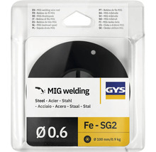 GYS MIG lasdraad spoel Fe SG2 diameter 0.6 millimeter 0.9 kilogram in blisterverpakking