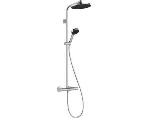 Hansgrohe douchesysteem met hoofddouche handdouche en thermostaatkraan van metaal in modern design