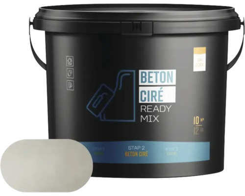 Kunststof emmer met 12 kilogram Beton Cire kant en klare mix voor 10 vierkante meter oppervlak