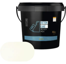 Kunststof emmer met gebruiksklare Beton Cire mix voor wanden en vloeren binnenshuis