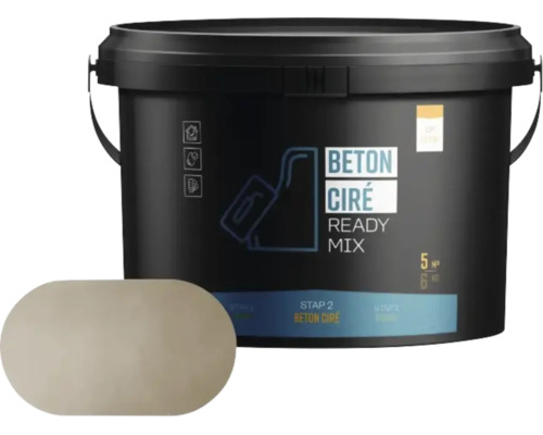 Beton Cire Ready Mix emmer van 6 kilogram voor 5 vierkante meter voor oppervlakteafwerking