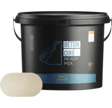 Beton Cire Ready Mix stucwerk in een zwarte emmer voor 10 vierkante meter oppervlak