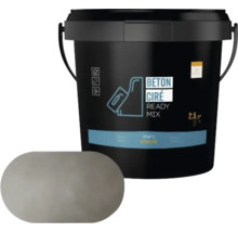Kunststof emmer met gebruiksklare Beton Cire mengsel voor wand- en vloerafwerking