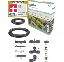 GARDENA Micro Drip Systeem set voor verhoogde bedden en rijbeplanting inclusief irrigatieaccessoires en keurmerk van Stiftung Warentest