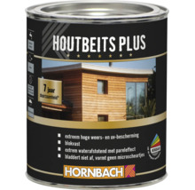 Blik Hornbach Houtbeits Plus voor buiten met zeven jaar duurzaamheid