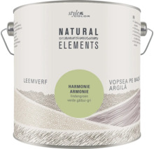 Bus Style Color Natural Elements leemverf in Harmonie lindegroen met draagbeugel