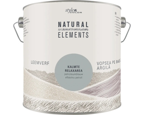 Emmer StyleColor Natural Elements leemverf in de kleur Kalmte Relaxarea