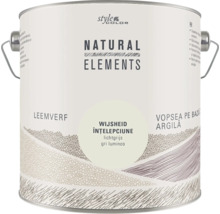 Emmer Style Color Natural Elements leemverf tint Wijsheid lichtgrijs