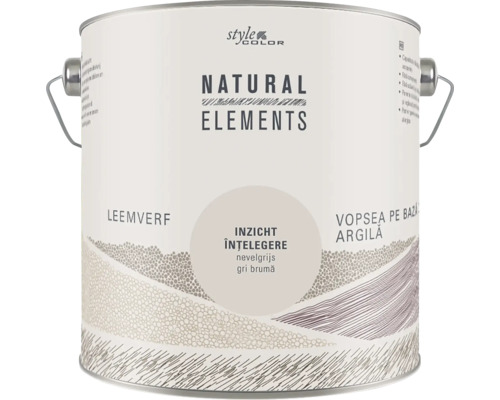 Emmer StyleColor Natural Elements leemverf in de kleur Nevelgrijs