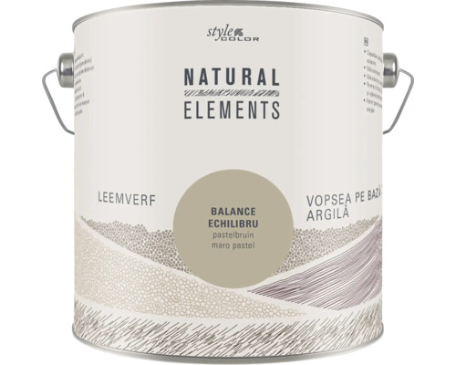 Verfblik StyleColor Natural Elements leemverf Balance pastelbruin voor binnenshuis