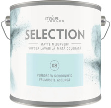 StyleColor Selection matte muurverf kleur nummer 08 Verborgen Schoonheid in een verfblik met handvat