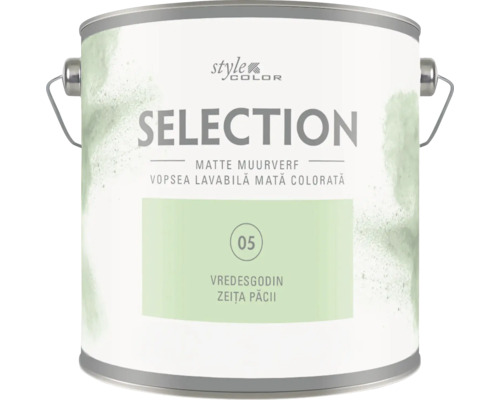 StyleColor Selection matte muurverf in Vredesgodin Zeita Pacii in emmer