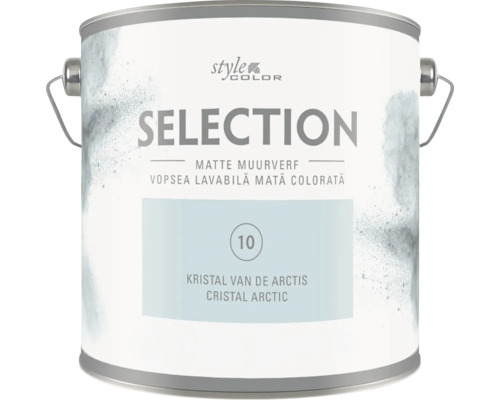 Blik StyleColor Selection matte muurverf in de kleur Kristal van de Arctis
