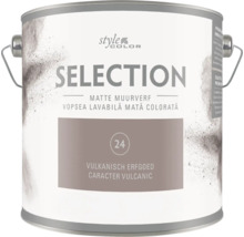 Emmer met Style Color Selection matte muurverf in de kleur Vulkanisch Erfgoed