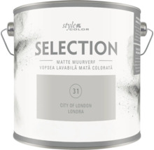 Verfblik met StyleColor Selection matte muurverf in de kleur City of London nummer 31