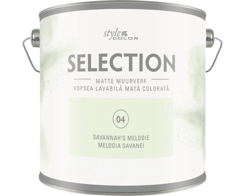 Verfblik Style Color Selection matte muurverf Savannahs Melodie 04