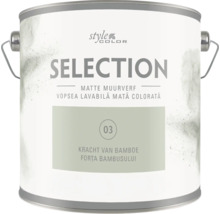 Blik Style Color Selection matte muurverf in de kleur Kracht van Bamboe