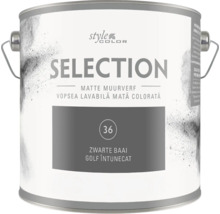 Emmer Style Color Selection matte muurverf Zwarte Baai 36 met draagbeugel