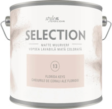 Style Color Selection matte muurverf in de kleur Florida Keys, 2,5 liter verfblik voor binnen