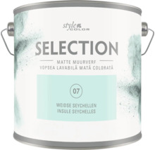 Style Color Selection matte muurverf Weidse Seychellen in verfblik