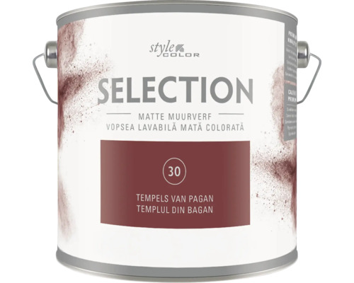 Blik Style Color Selection matte muurverf Tempels van Pagan