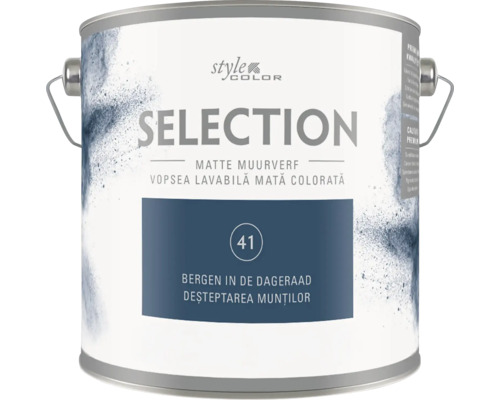 Blik Style Color Selection matte muurverf Bergen in de dageraad