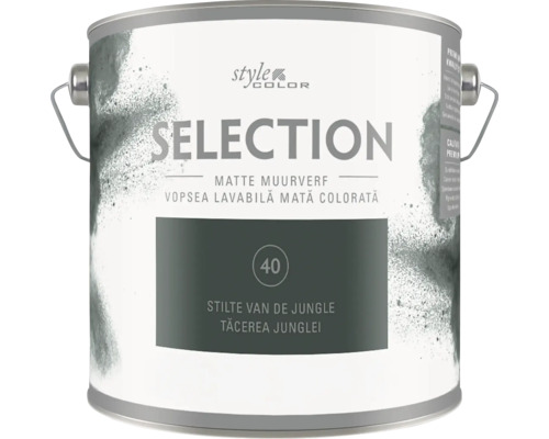 Blik Style Color Selection matte muurverf Stilte van de Jungle 40