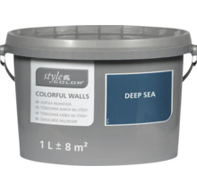 Emmer StyleColor muurverf Colorful Walls Deep Sea 1 liter
